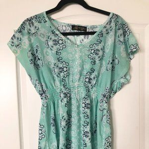 Absolutely Famous Teal Blouse